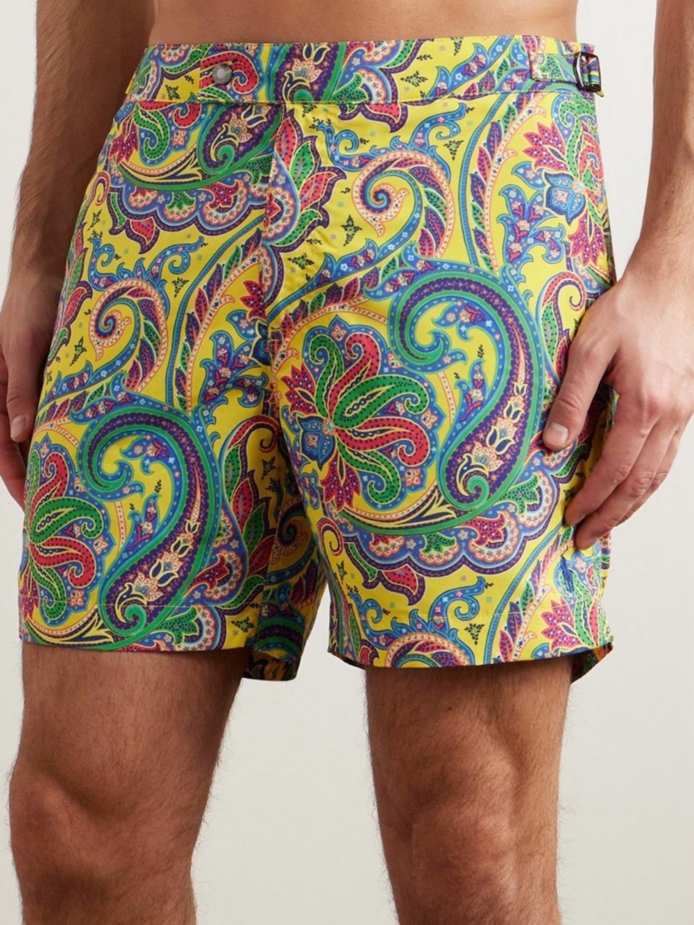 Polo Ralph Lauren Monaco 5.75” Paisley Swim Trunks NWT Size 33